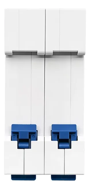 Interruptor Termomagnético Riel DIN 2 Polos Tomzn (TOB1-63H C25) - Imagen 2