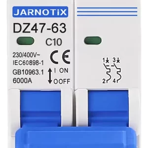 Interruptor Termomagnético Ac Riel 400v 2 Polo Din