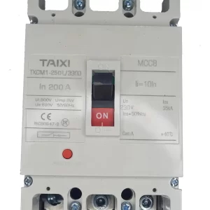 nterruptor Termomagnético Practinet 200 Amper 3 Polos 3 Fases Modelo TXCM1-250L-300